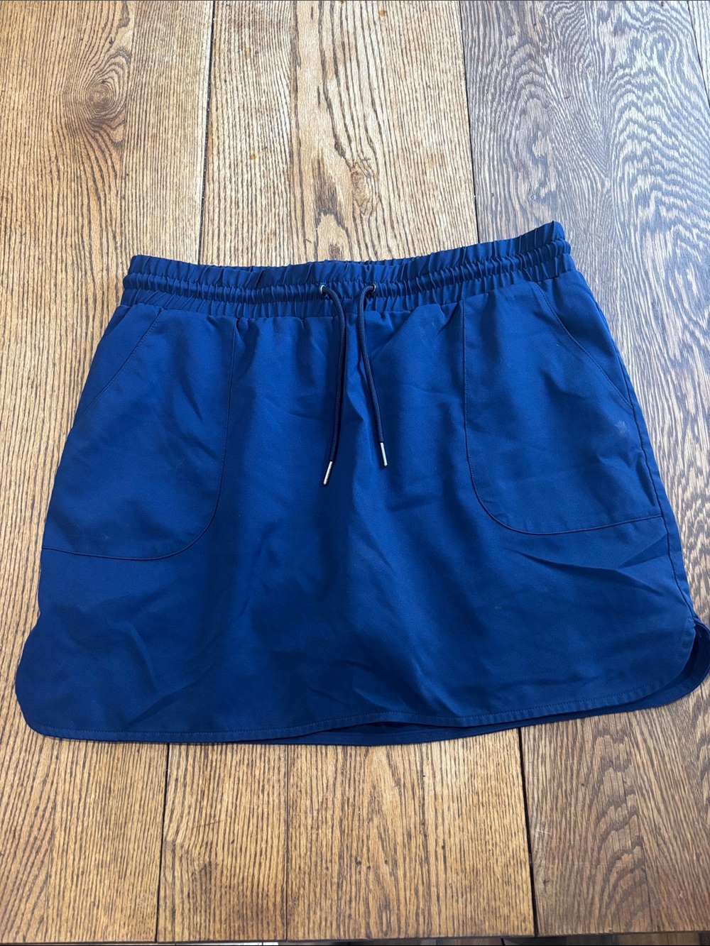 St. John's Bay Navy Athletic Skort with Elastic Waist